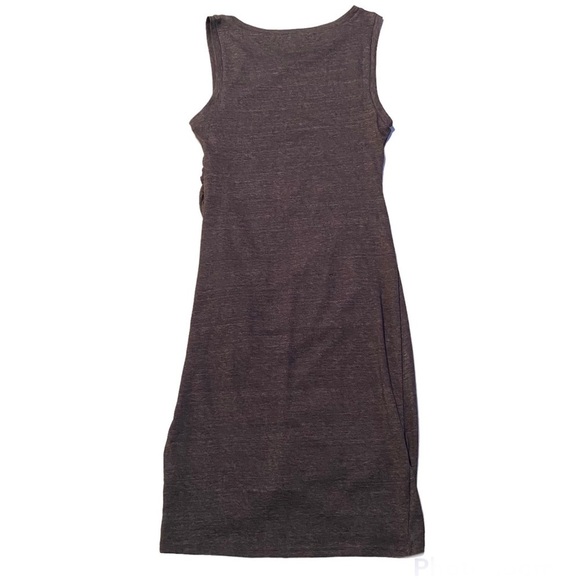 9. Treasure & Bond Ruched Side Sleeveless Dress Gray Size Small - Picture 3 of 6